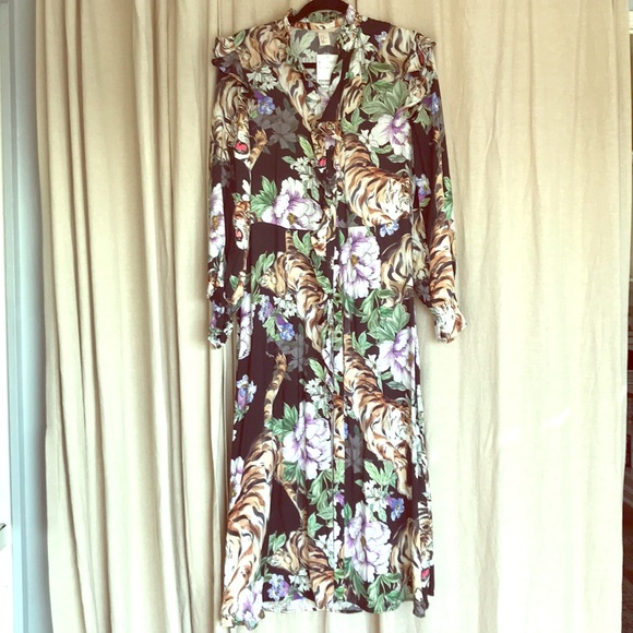 h&m tiger dress